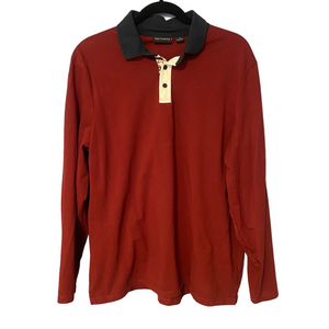 Paul Fredrick Burgundy Polo Shirt – Large